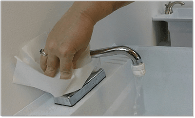 barrier and faucet image